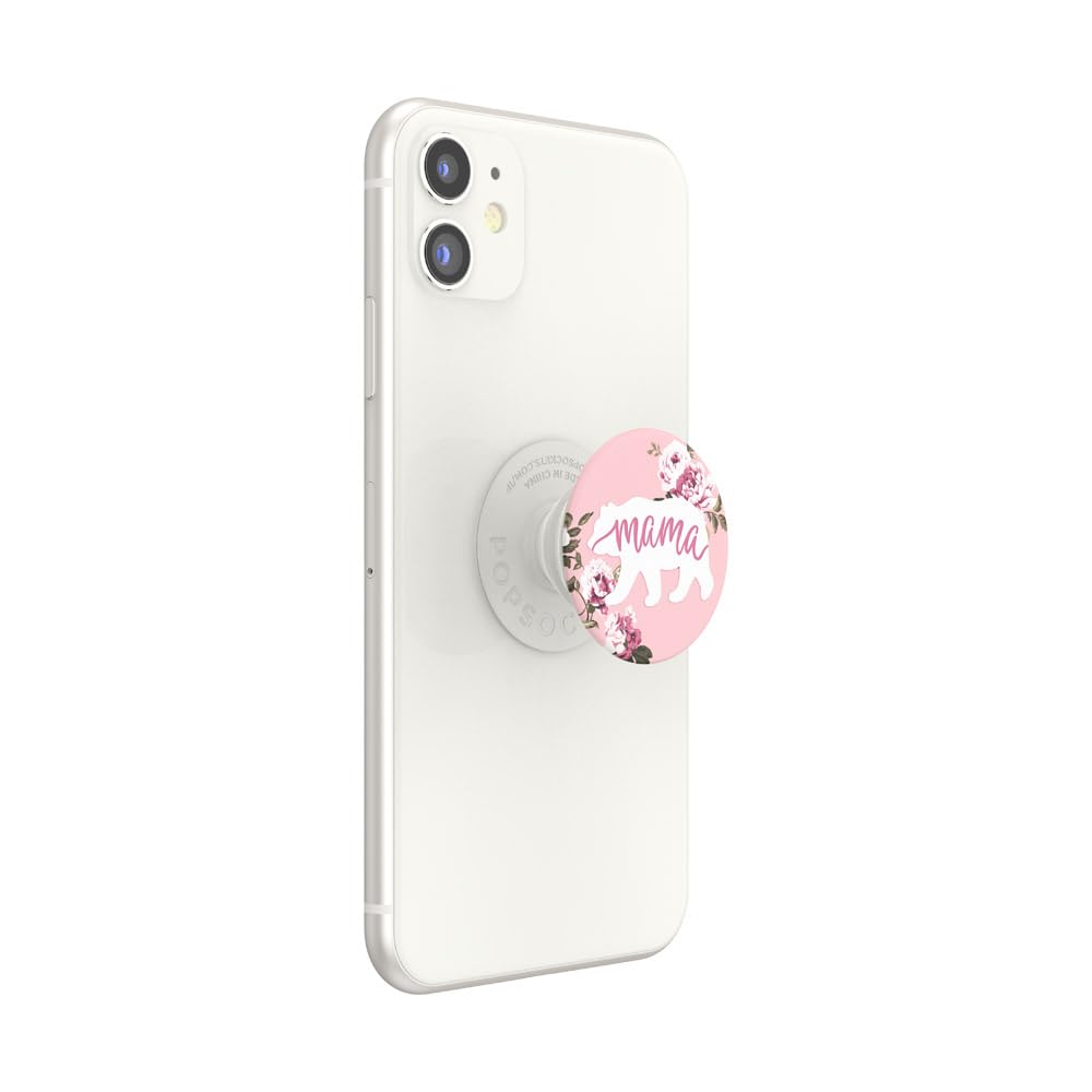 PopSockets Adhesive Phone Grip, Holder, Phone Stand, Nature - Mama Bear