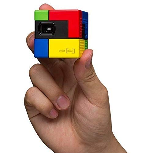 SK UO Smart Beam, Portable Mini Projector, Compatible with iOS/Android (1.80-inch, Art)