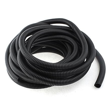 AMERICAN TERMINAL - 1/8" 1/4" 3/8" 1/2" 5/8" 3/4" 1" Split Wire Loom Conduit Polyethylene Tubing - Buy More Save More - 10 ft Each Pre-Cut - 70 Ft (1