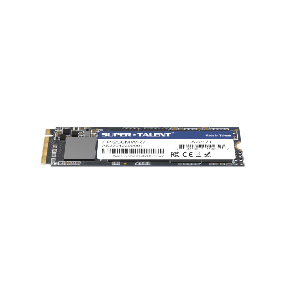 Super Talent M.2 PCIe NVMe EX 256GB FPI256MWR7 PCIe Gen 3X4