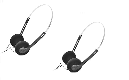 2Pcs Retro Over-Ear Headphone,Vintage Feelings Underwire Headphones,Retro Lightweight Earphones,Hi-Fi Stereo Earphone Headset,Headphone,for Most…