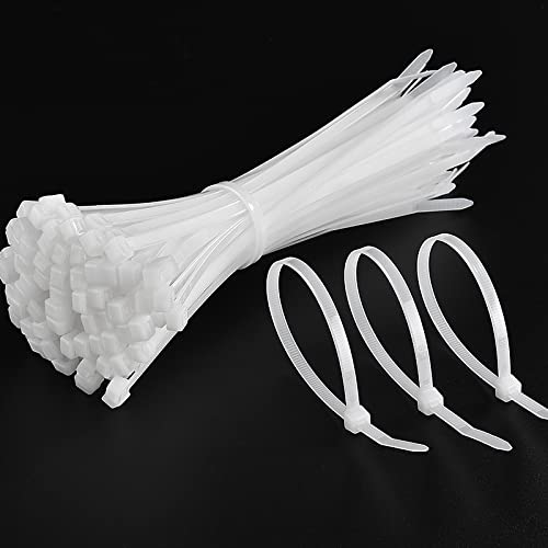 NiftyPlaza 10 Inch Cable Ties - 100 Pack - UV Weather Resistant - HEAVY DUTY 75 Pounds TENSILE Strength Professional Grade Electric Cable Zip Ties