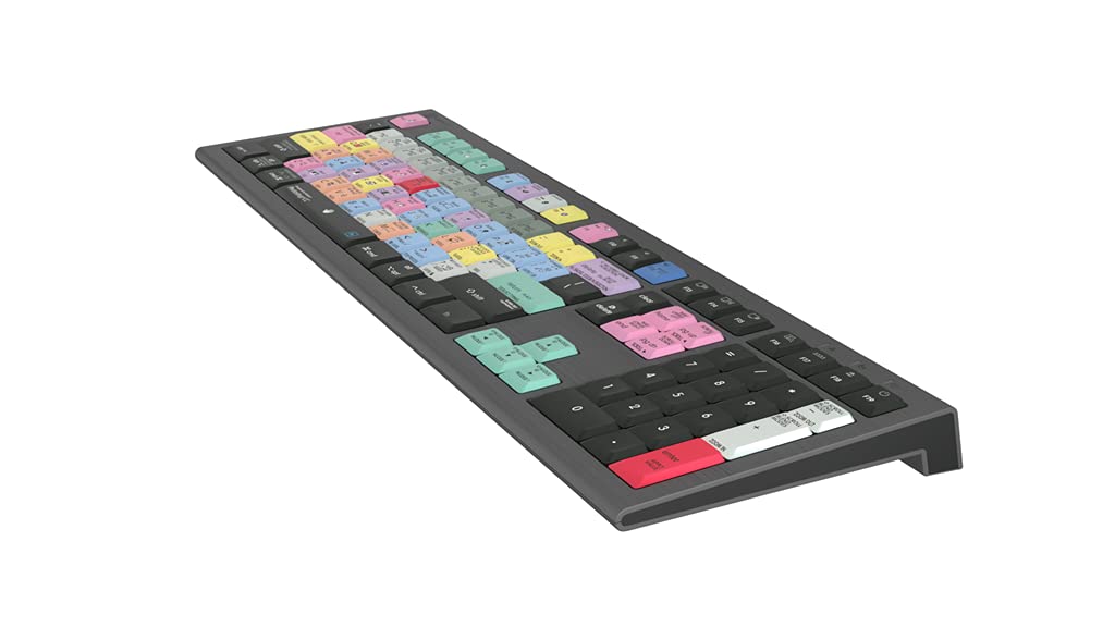 Logickeyboard Designed for Adobe Photoshop CC Compatible with macOS- Astra 2 Backlit Keyboard # LKB-PHOTOCC-A2M-US