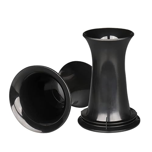 KROYWACHS 2PCS Speaker Bass Tube Accessories Reflex Port Plastic for Car DJ Speaker Subwoofer HiFi Home Theater Professional Audio Woofer Diameter 91