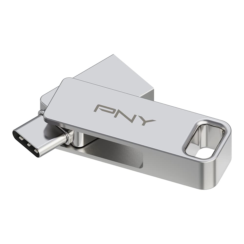 PNY 256GB Duo Link USB 3.2 Type-C Dual Flash Drive