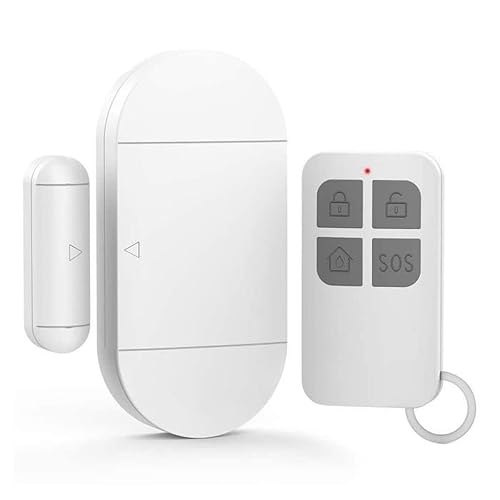 Wireless Door Alarm with Remote Alarm System for Home Security Window Sensor 130dB Anti-Theft for Home, Office, Shopping Store Security Protection