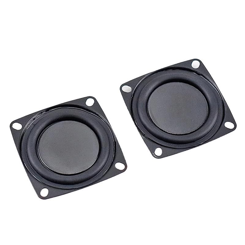 CCeCCe 2 Pack 4 Inch Woofer Vibrating Membrane Iron Rubber Vibration Diaphragm Plate Replacement Passive Radiator Film for Bass Speaker Subwoofer