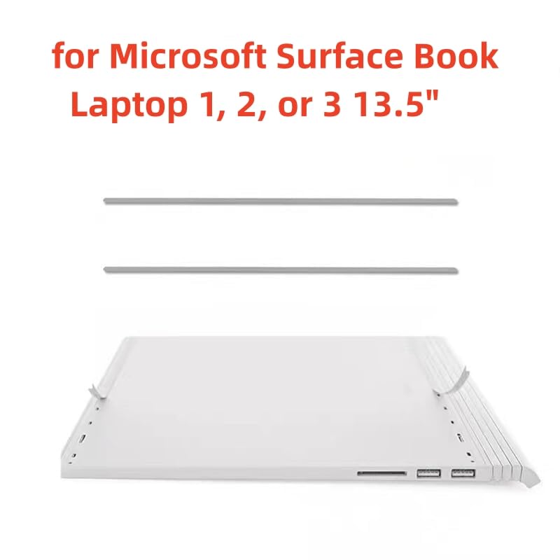 Laptop Rubber Feet Strips Replacement for Microsoft Surface Book 1, 2, or 3 13.5" for Laptop Bottom Case Nonskid Silicone Bumper Rubber Foot Strips