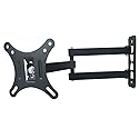 Tilt Swivel TV Wall Mount Articulating Extension Arm Bracket Fit for 13 to 27 inch LED LCD Flat Panel Screen TV and Computer Monitor