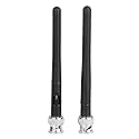 2-Piece UHF Antenna Set with BNC Connector for EW100 EW300 EW500 G3 Receiver, 780-830MHz, 4.5 Inch Replacement Antenna for Wireless Microphone System