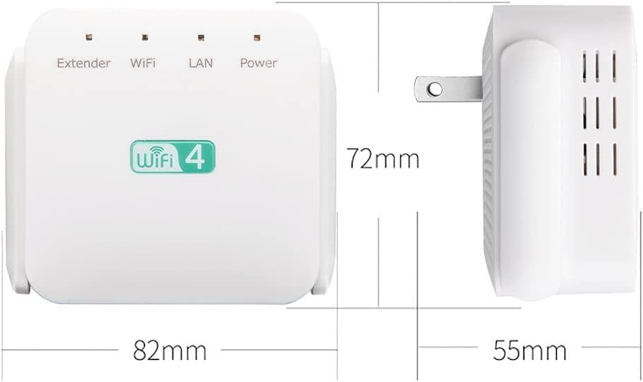Vortex WiFi Extender, Vortex WiFi 6 Extender, WiFi Speed Increaser, Speedwave WiFi Extender 300Mbps, Wireless Signal Repeater Booster360° Full