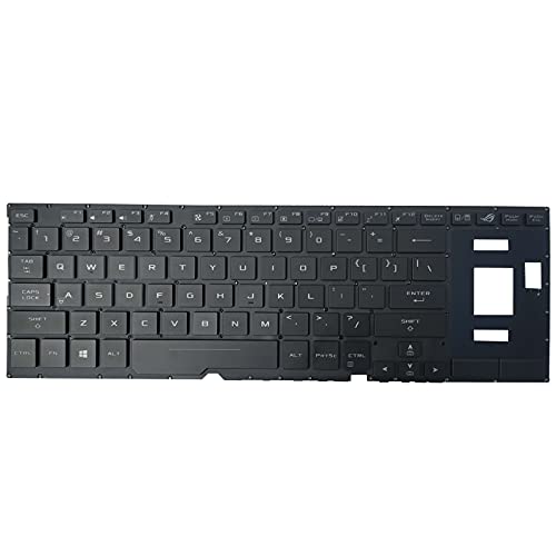 Laptop US Keyboard for Asus ROG GX501 GX501V GX501VI GX501VIK GX501VS GX501VSK GX501G GX501GI-XS74 0KNB0-6617US00 US Layout with Backlight