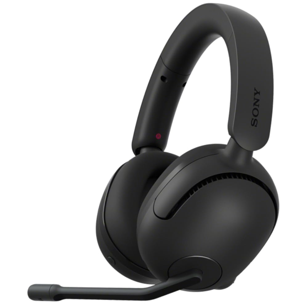 Sony WHG500/B INZONE H5 Wireless Noise Cancelling Gaming Headset, Black Bundle with Deco Gear Pro Audio Headphone Stand, 6 Foot USB-A to USB-C Cable…