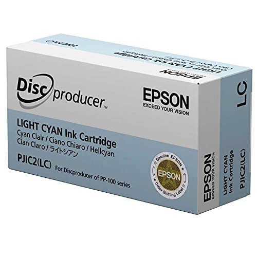 Epson DiscProducer PP-100/PP-50 C13S020448 Ink Cartridge (Light Cyan, 1-Pack) in Retail Packaging