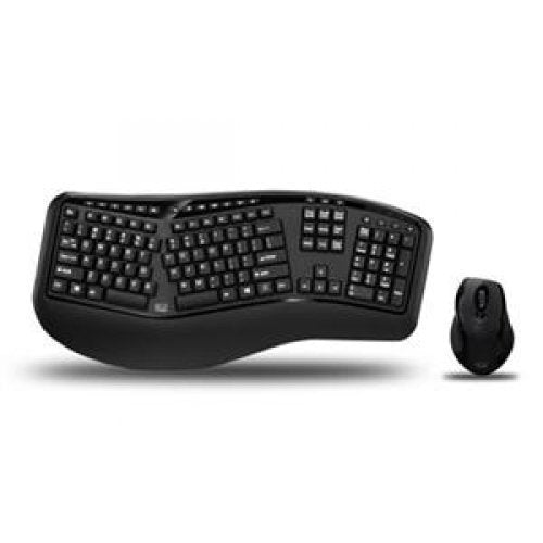 Adesso WKB-1500GB/Tru-Form Media 1500 - Wireless Ergonomic Keyboard & Laser Mouse