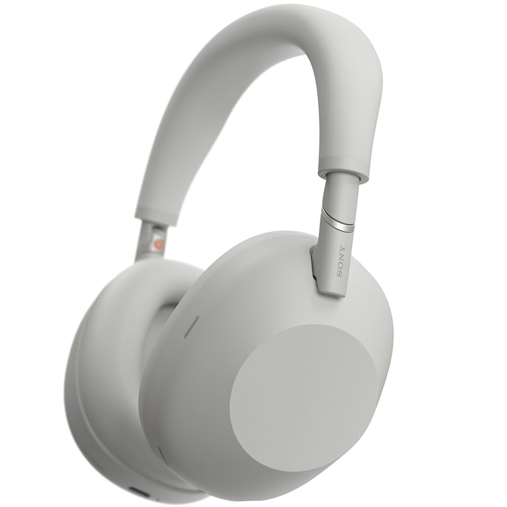Sony WH1000XM6/S Best Wireless Noise Canceling Headphones, Platinum Silver Bundle with Deco Essentials Headphones Ear Pads Replacement Headset Ear