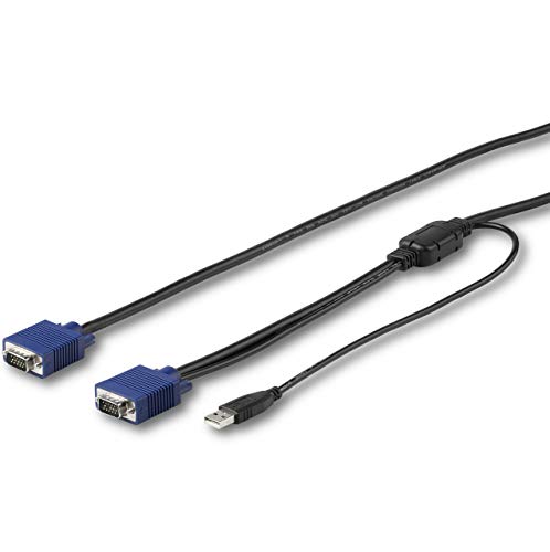 StarTech 6ft / 1.8m USB VGA KVM Console Cable for Rackmount, 1920 x 1200