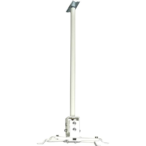 ALZO Suspended Drop Ceiling Video Projector Mount with Scissor Clamp for T-Bar Attachment