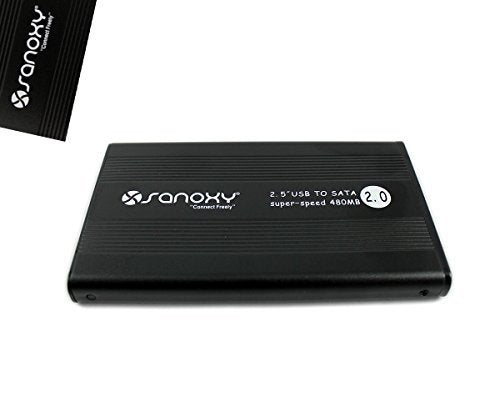 SANOXY® 2.5 Inch Laptop Hard Drive USB 2.0 SATA Enclosure/Case (2.5 inch HDD SATA)