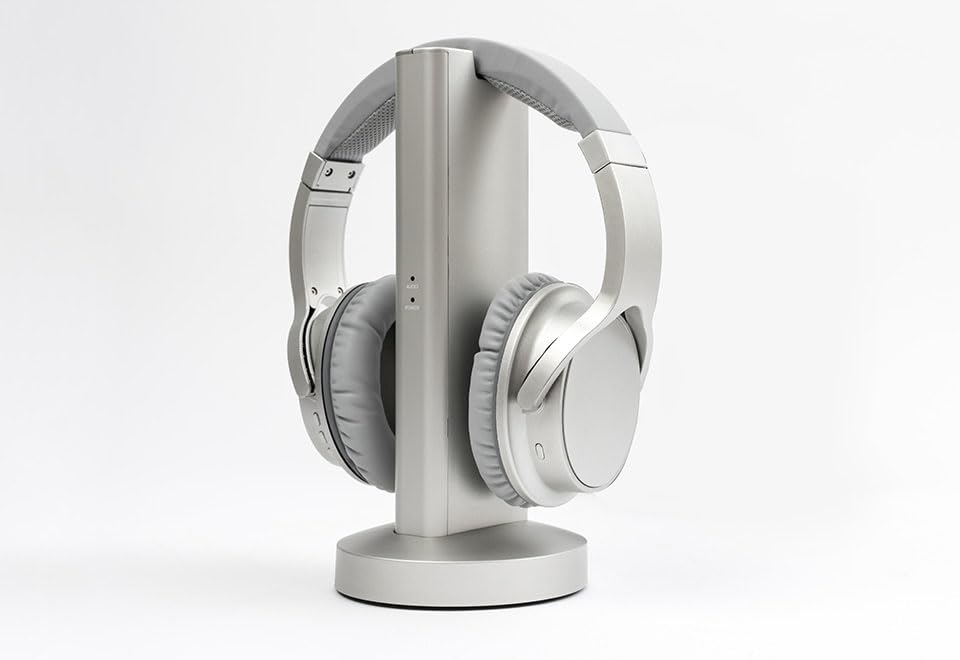 Sharper Image TV Wireless Headphones Black