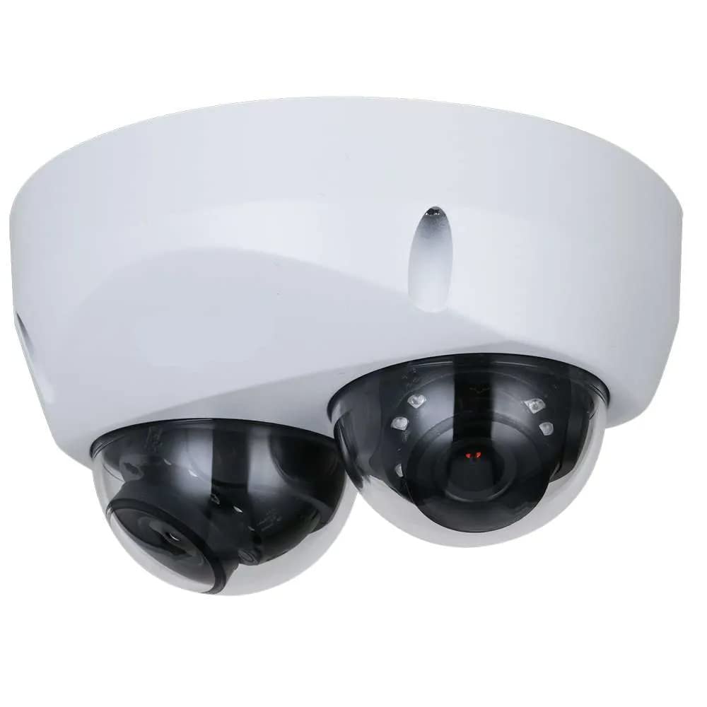 eSecure OEM 2 × 4MP Dual-Directional No-Splicing AI Network Camera, Deep Learning, 2.8mm Fixed Lens Security IP PoE Multi-Sensor Face Detection SMD