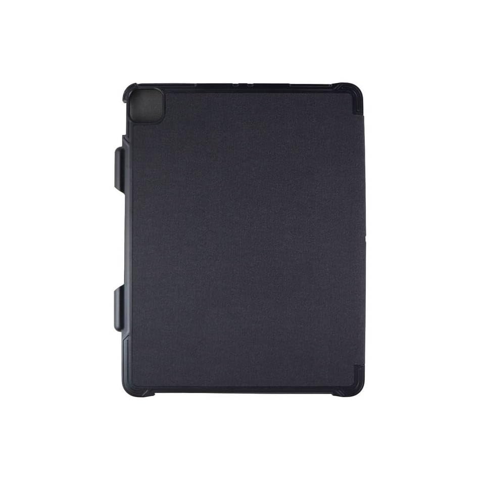 Verizon Folio Hard Case & Tempered Glass for iPad Pro 12.9 4th Gen 2020 - Black