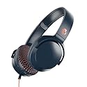 Skullcandy Riff On-Ear Wired Headphones, Convenient for Travel with 3.5mm AUX Plug, Built-in Microphone, Foldable Lightweight Comfortable Design…