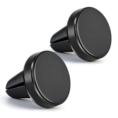 Magnetic Phone Holder for car?2 Packs ??Strong Magnet?phone holders for your car phone holder Mount for Car?4 Metal Plate?Universal Airvent cell phone