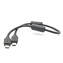 Shielded Short USB-C to USB-C Cable with Ferrites