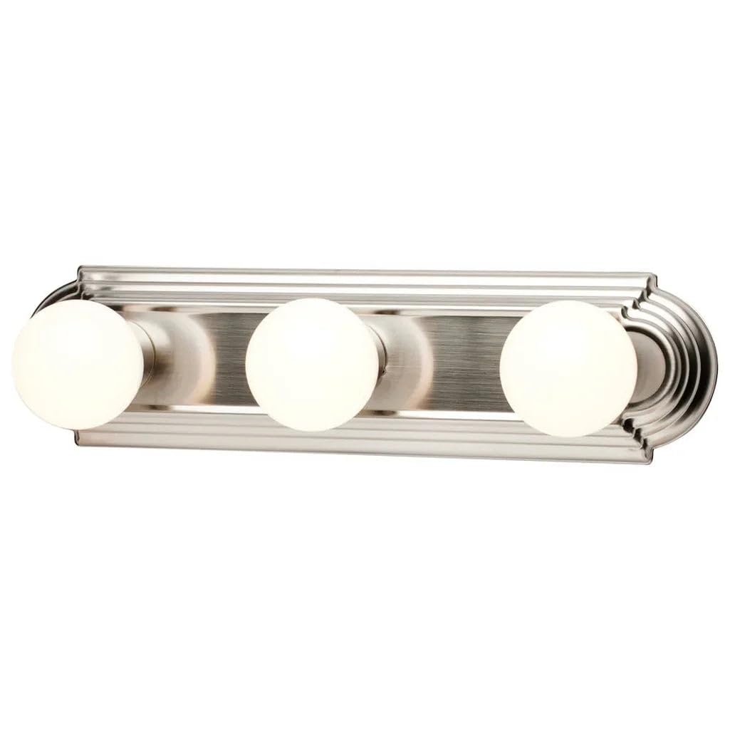 Nuvo 60/296 Three Light Vanity Strip, Polished Chrome, 18-Inch