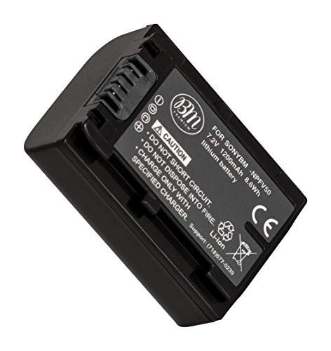 BM NP-FV50 Battery For Sony FDR-AX53, HDR-CX675, HDR-CX455, HDR-CX220, CX230, CX290, CX330, CX380, CX430V, CX900, PJ200, PJ230, PJ340, PJ380, PJ430V