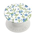 PopSockets Adhesive Phone Grip, Holder, Phone Stand, Flower - Blue Ditsy