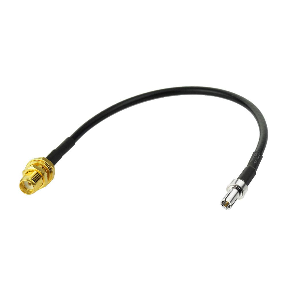 Bingfu 4G LTE Antenna Adapter SMA Female to TS9 Connector Coaxial Pigtail Cable 15cm 6 inch (2-Pack) Compatible with 4G LTE Mobile Hotspot MiFi Router