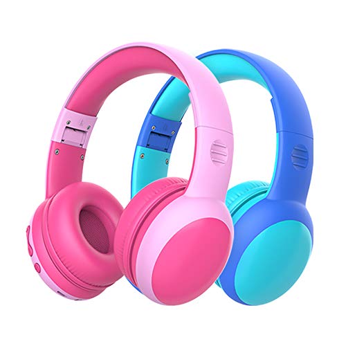 gorsun Kids Bluetooth Headphones, Portable Wireless Headset for Kids, Bluetooth 5.3, Over-Ear Toddler Headphones with Microphone, 85dB Volume Limited