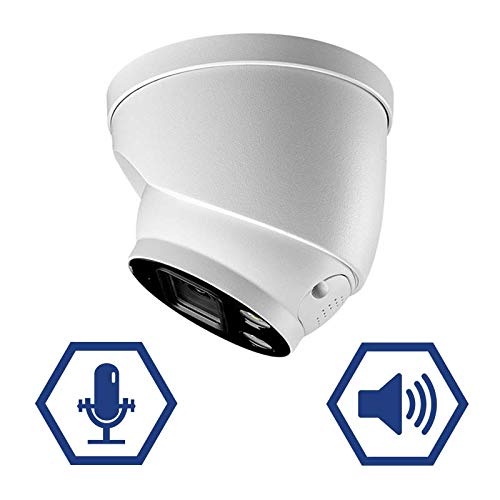 Lorex 4K Ultra HD Smart Deterrence Indoor/Outdoor IP Metal Dome Security Add-On Camera with Smart Motion Detection Plus | Two-Way Talk Audio (Requires
