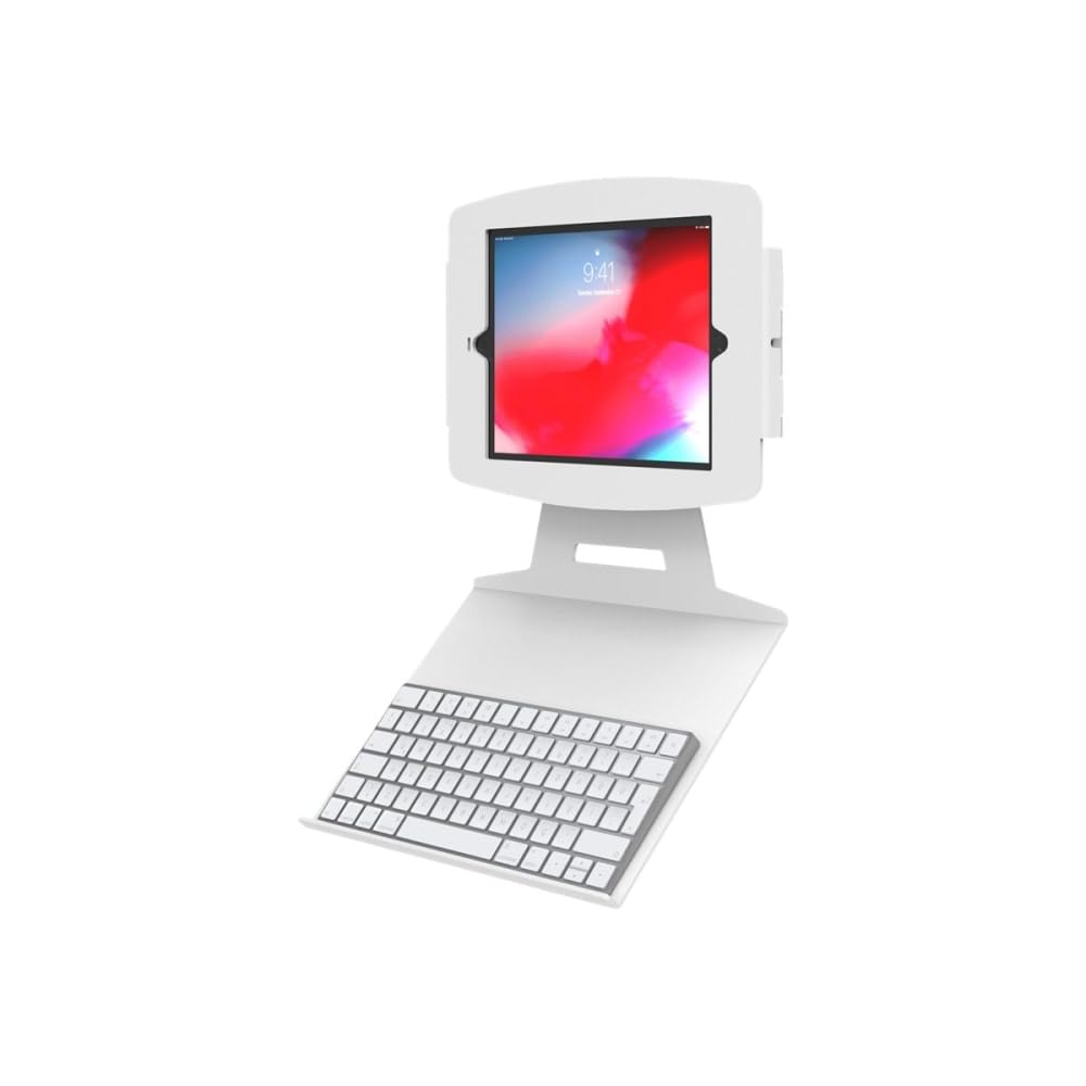 Compulocks UKBTRAYW Secure Keyboard Tray Wall Mount for Vesa Compatible Enclosures, White