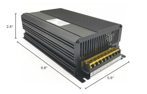 JINGMAIDA Switching Power Supply 24V 62A 1500W Power Adapter Driver Transformers 110V AC DC 24V SMPS for Computer Project, LED Strip Lights, 3D…