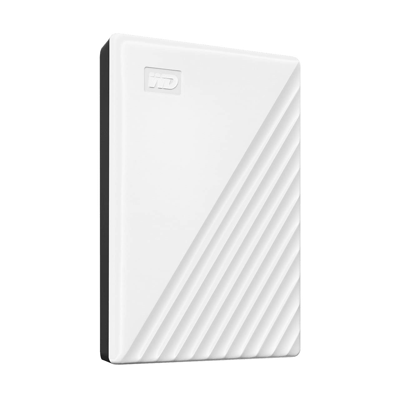 WD Portable Hard Drive, 2TB USB3.0, White, My Passport Encryption, Password Protection, External Hard Disk / WDBYVG0020BWT-WESN