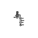 FIRESTIK Side Mount with 4KA Stud, K24