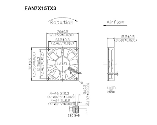 StarTech 70mm Case Fan
