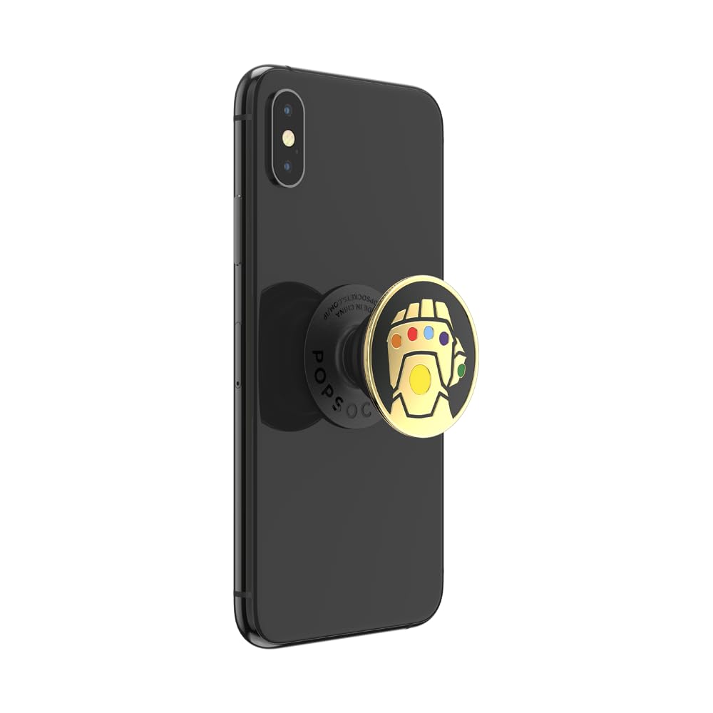 PopSockets Phone Grip with Expanding Kickstand, Adhesive Grip, Enamel - Infinity Gauntlet