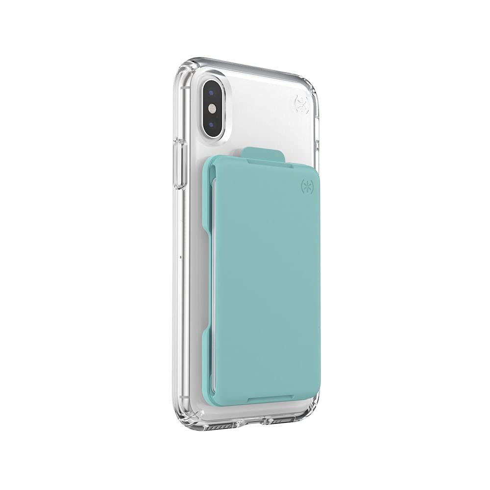 Speck Products Universal Phone Case LootLock Stick-on Wallet, Surf Teal