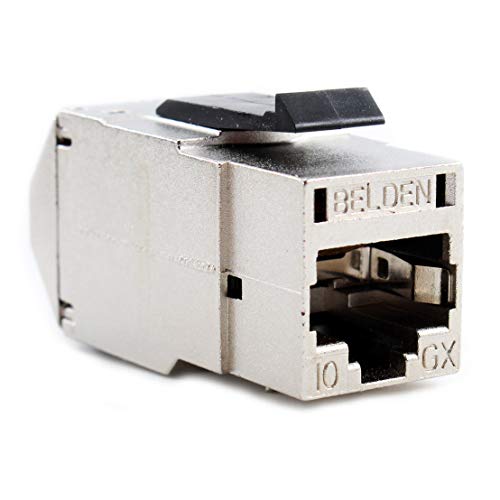 Belden RVAMJKSME-S1 Shielded Cat6A REVConnect Modular Jack, RJ45, 10GX, 10GXS, STP