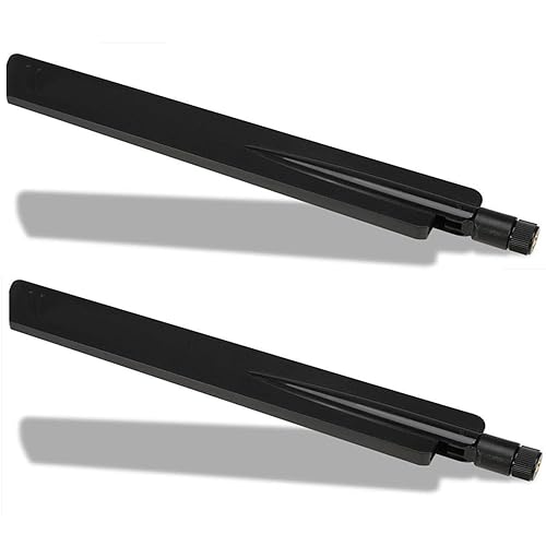 2X Dual Band WiFi Antenna 2.4GHz 5GHz RP-SMA Male WiFi Antennae for PC Desktop Computer PCI PCIe WiFi USB Adapter Card Wireless Network Router