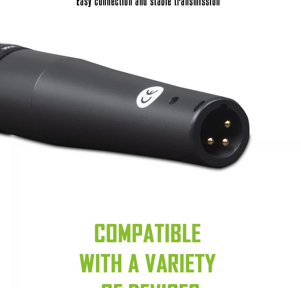 WEYMIC wm57 Dynamic Vocal Classic Style Microphone Audio Instrument Classic Professional Dynamic Cardioid Unidirectional - for Instruments, Drums