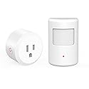 SEHOMY Motion Sensor Switch with Outlet for Bathroom Kitchen, Control Bedroom lamp, exhaus, Range Hood, PIR Infrared Indoor Motion Activated Sensor