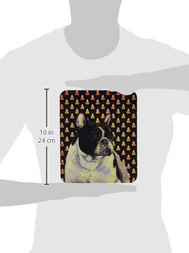 Caroline's Treasures LH9078MP "French Bulldog Candy Corn Halloween Portrait Mouse Pad, Hot Pad or Trivet" for Home Office Gaming Working Computers