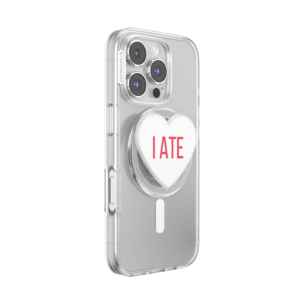 PopSockets Phone Grip for MagSafe, Magnetic Holder, Phone Stand, Heart - Heart I Ate