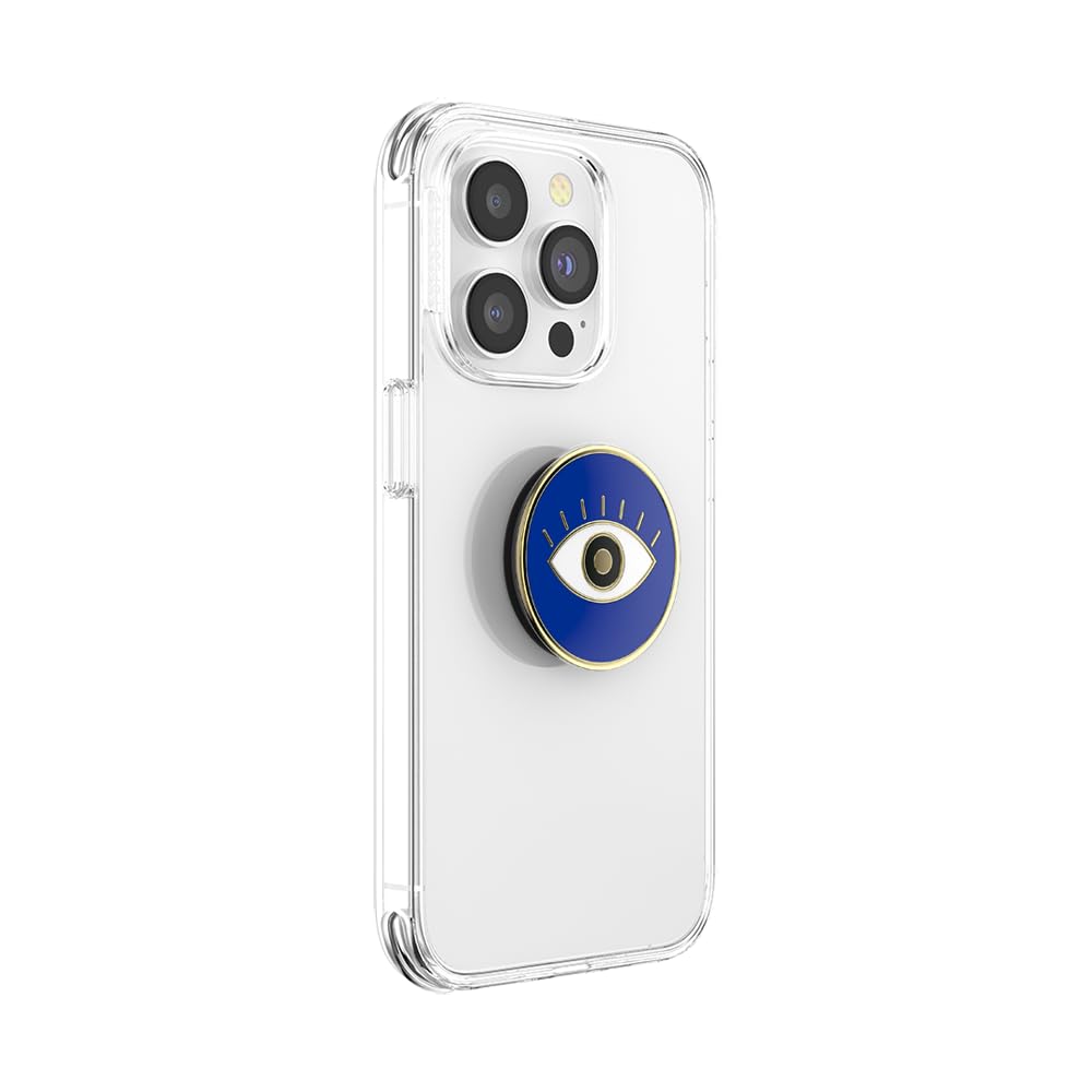 PopSockets Adhesive Phone Grip, Holder, Phone Stand, Enamel - Enamel Evil Eye