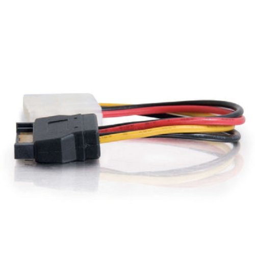 C2G 10149 15-Pin Serial ATA Male to LP4 Female Power Cable (6 Inch)